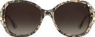 Stuart Weitzman 58mm Gradient Square Sunglasses