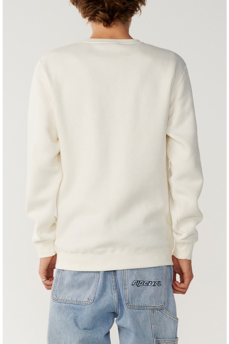 Staple Crewneck Sweatshirt, Alternate, color, BONE