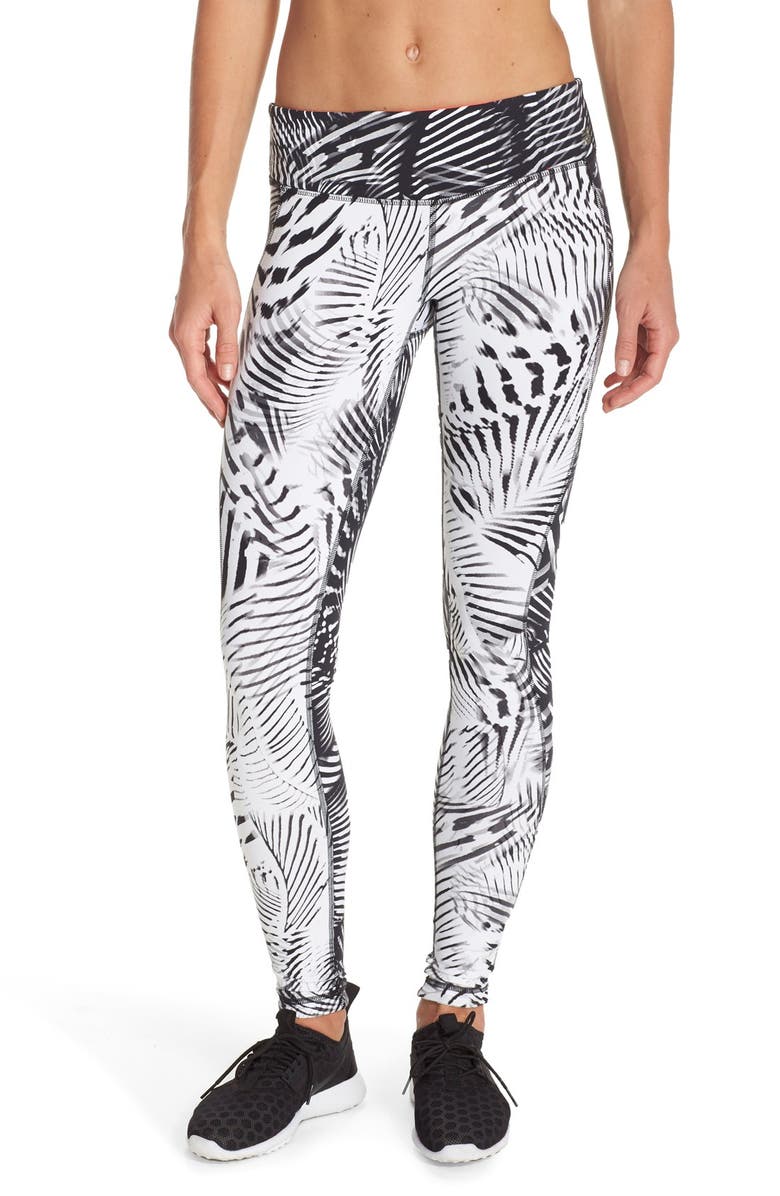 New Balance 'Premium Performance' Print Tights, Main, color, 