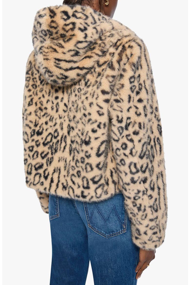 The Hooded Polar Opposite Faux Fur Jacket, Alternate, color, SPOTTED COUNTER CULTURE