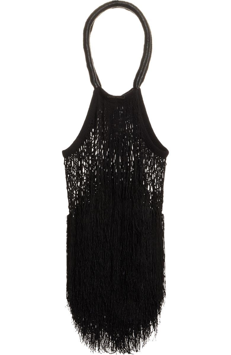 Petit Kouraj Large Fringe Top Handle Bag, Main, color,