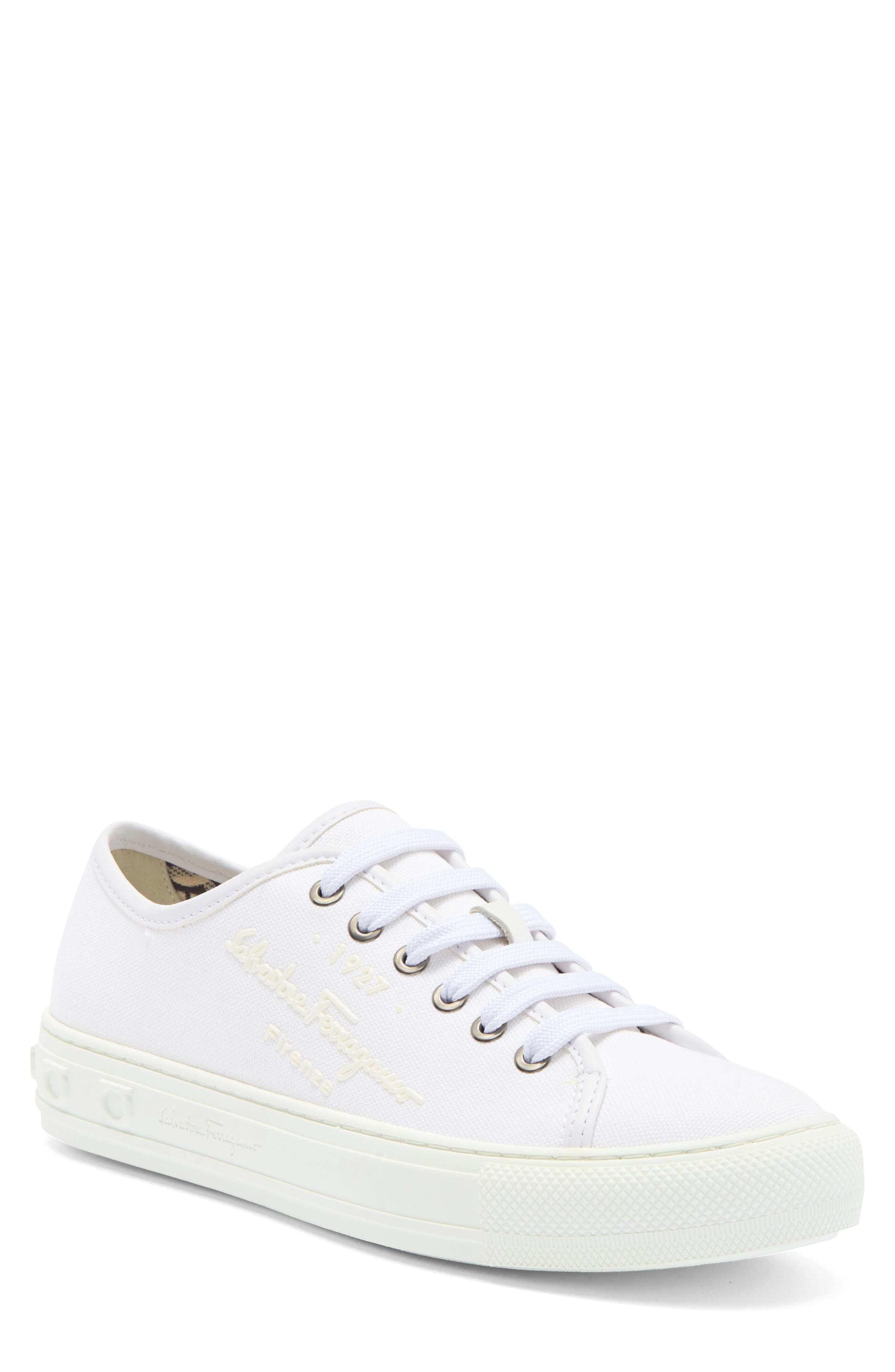 FERRAGAMO Mediterre Low Top Sneaker, Main, color, 