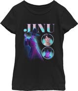 KPop Demon Hunters Girls' Jinu Saja Boy Collage T-Shirt