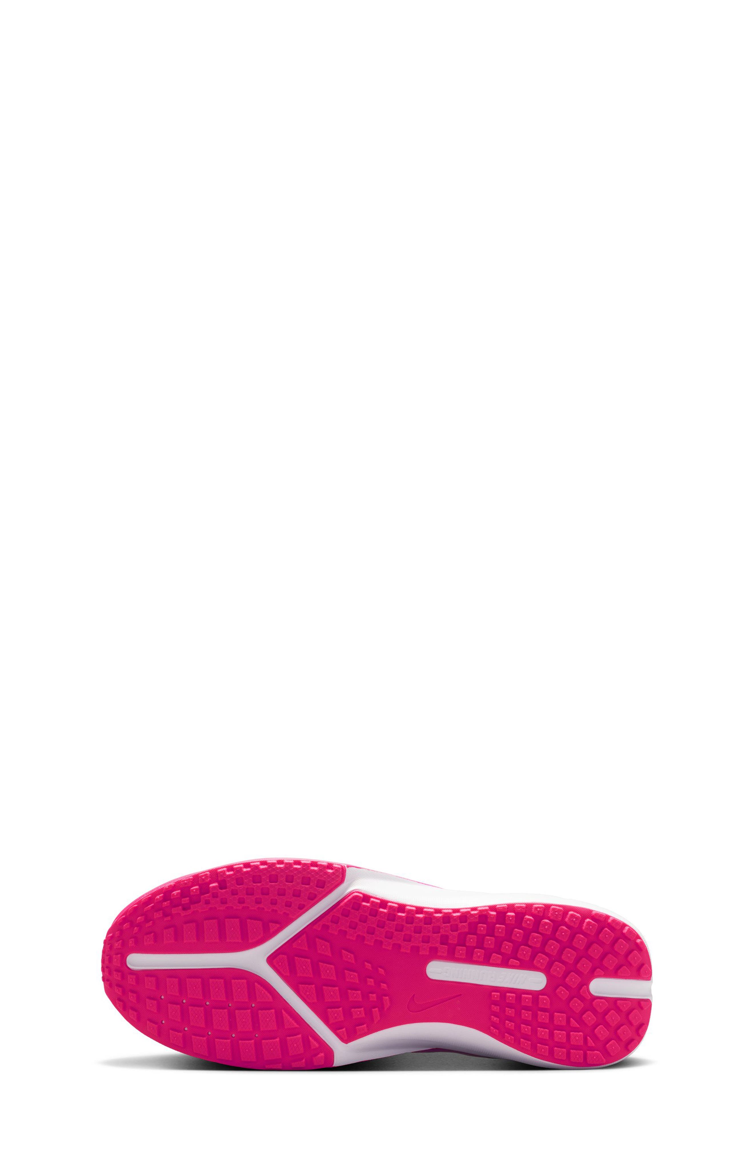 Nike Kids
 Sonic Fly Running Shoe, Alternate, color, Off Noir/ Hyper Pink/ Crimson