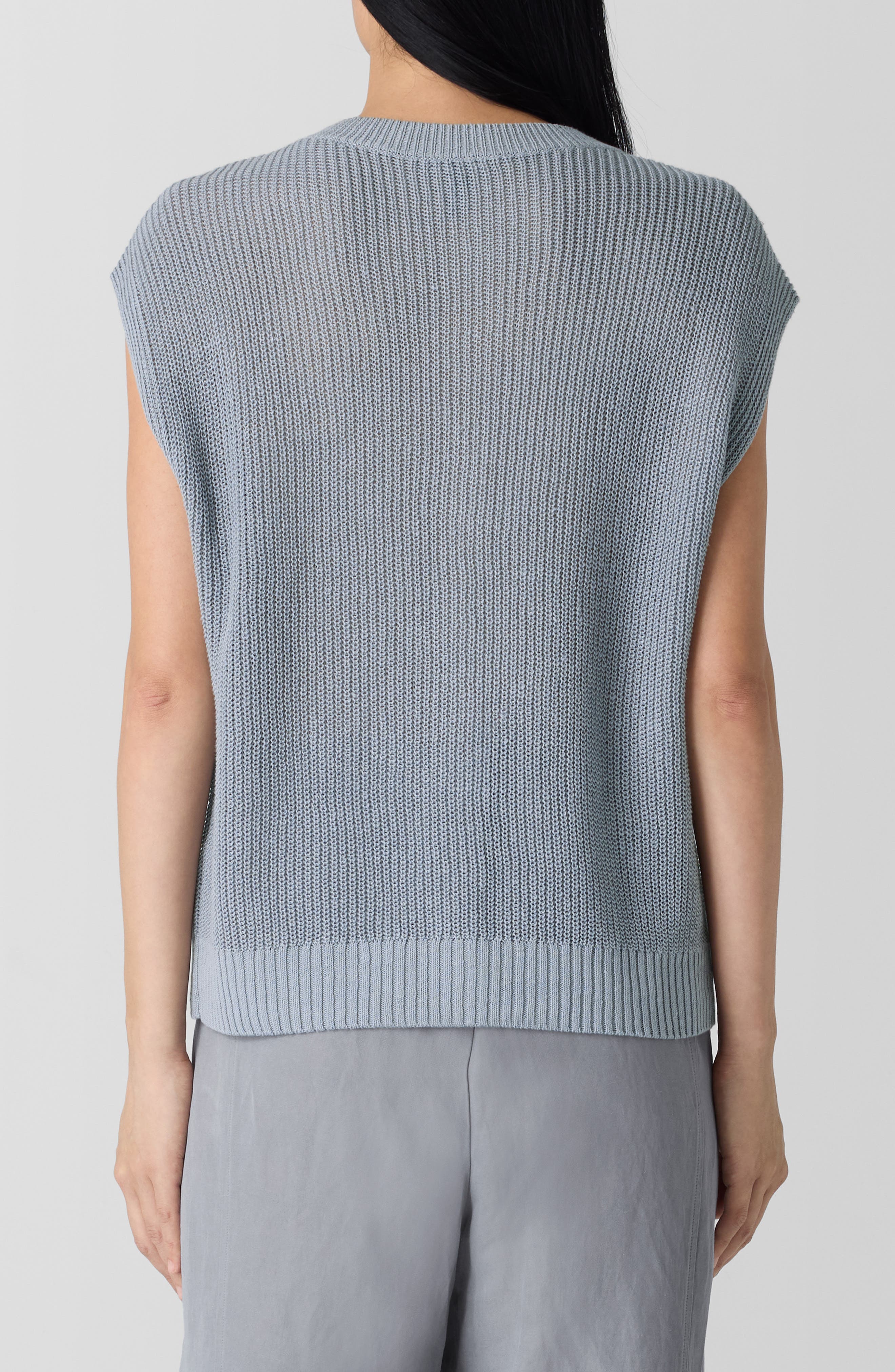 Organic Linen & Organic Cotton Sweater Vest - image 2