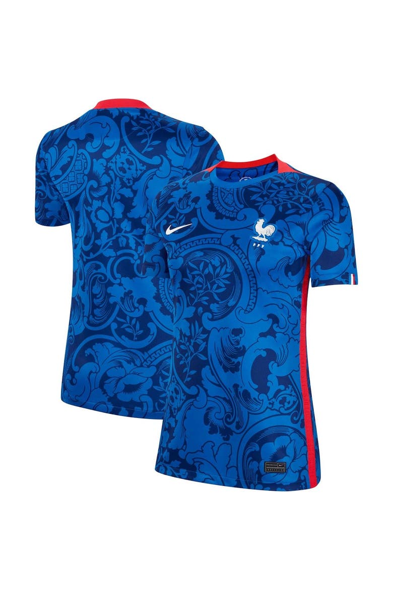 Women's Nike Blue France Women's National Team 2022/23 Home Replica Blank Jersey, Alternate, color, Blue