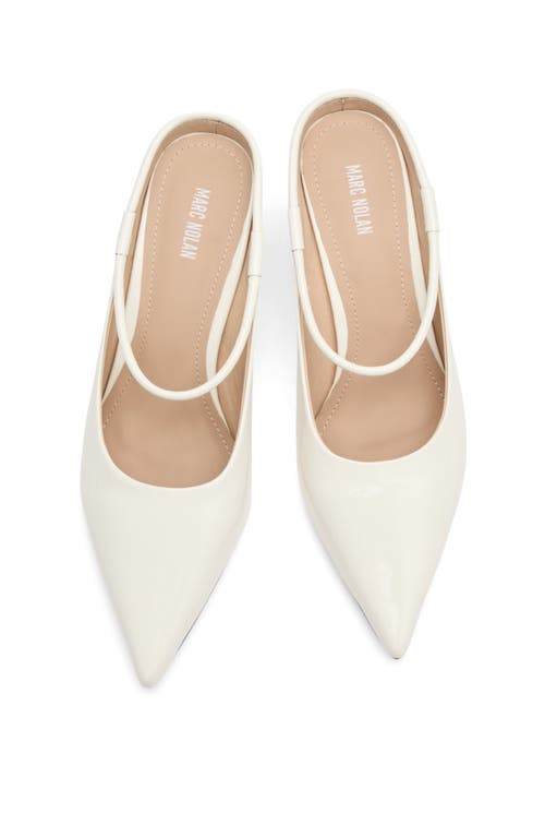 MARC NOLAN MARC NOLAN SOPHIA LEATHER STRAP PUMPS