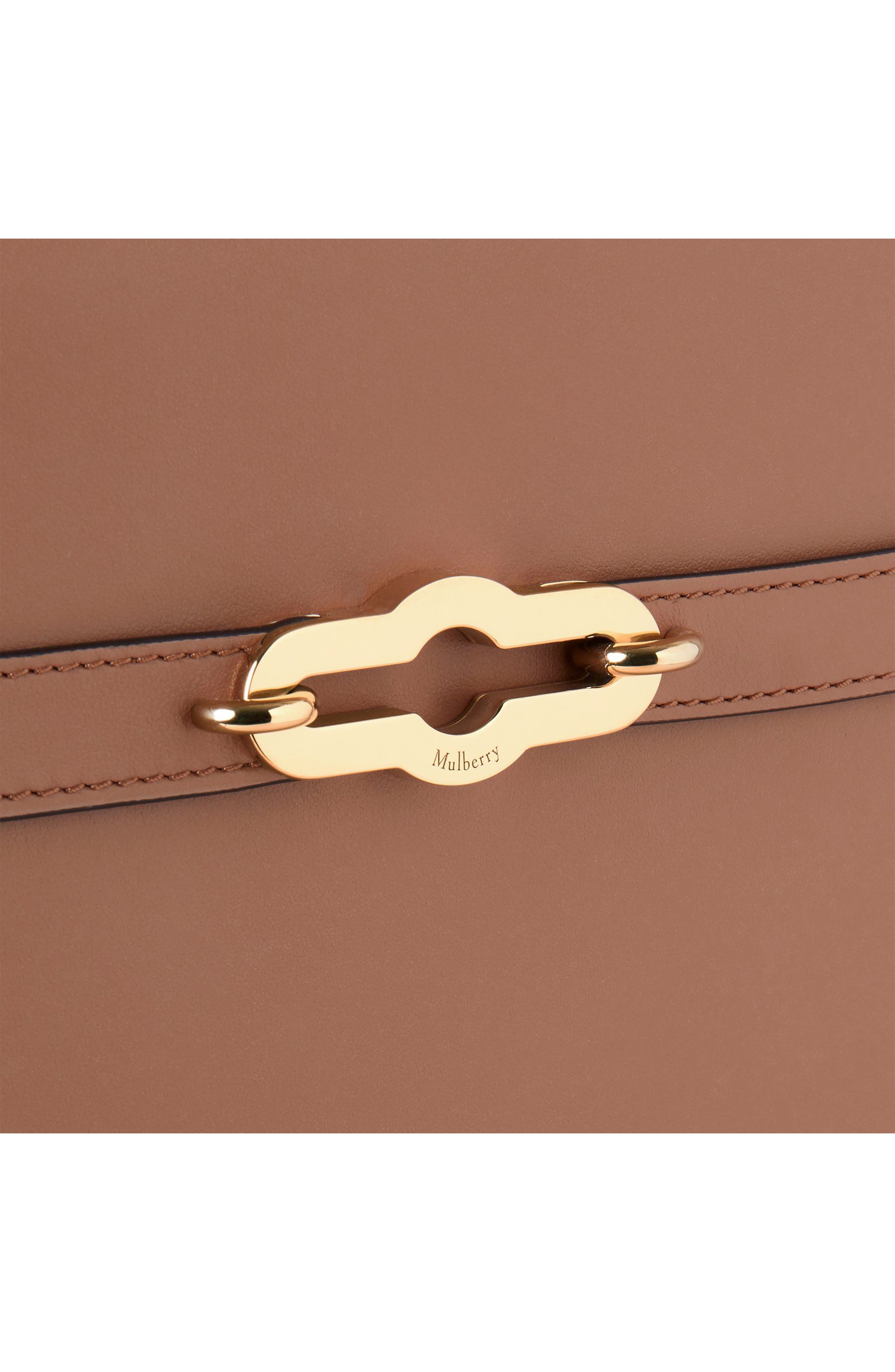 Pimlico High Gloss Leather Tote, Alternate, color, SABLE