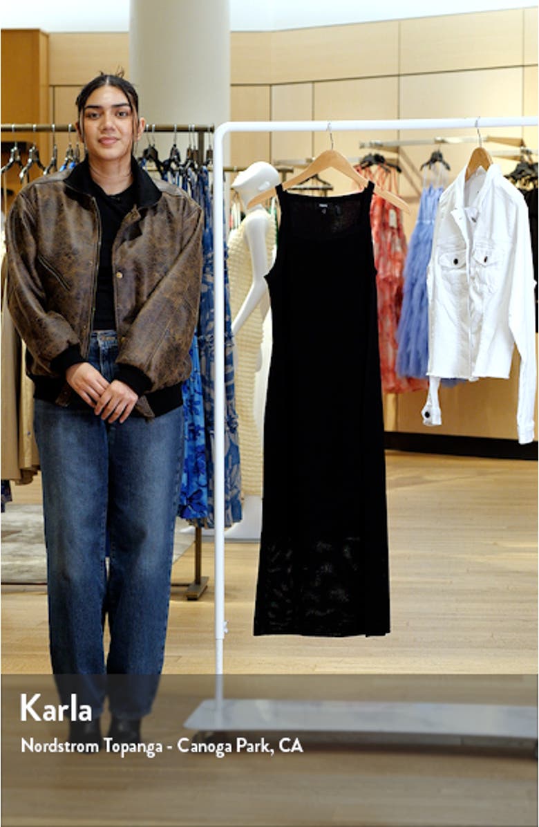 Square Neck Midi Sweater Dress, sales video thumbnail