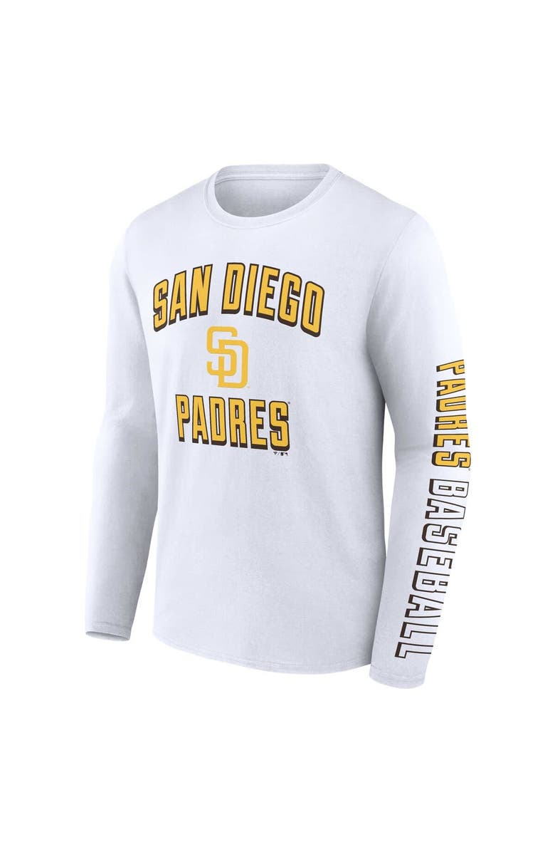 FANATICS Men's Fanatics Branded Brown/White San Diego Padres Two-Pack Combo T-Shirt Set, Alternate, color, 