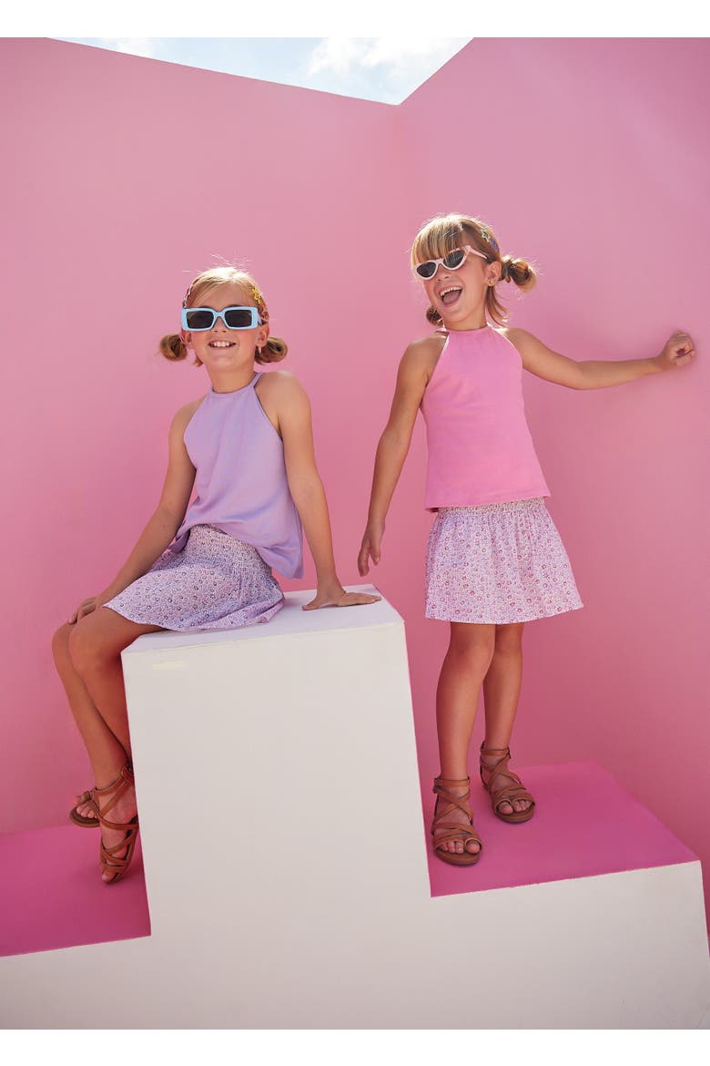 Kids' Knit Halter Top, Alternate, color, Lavender