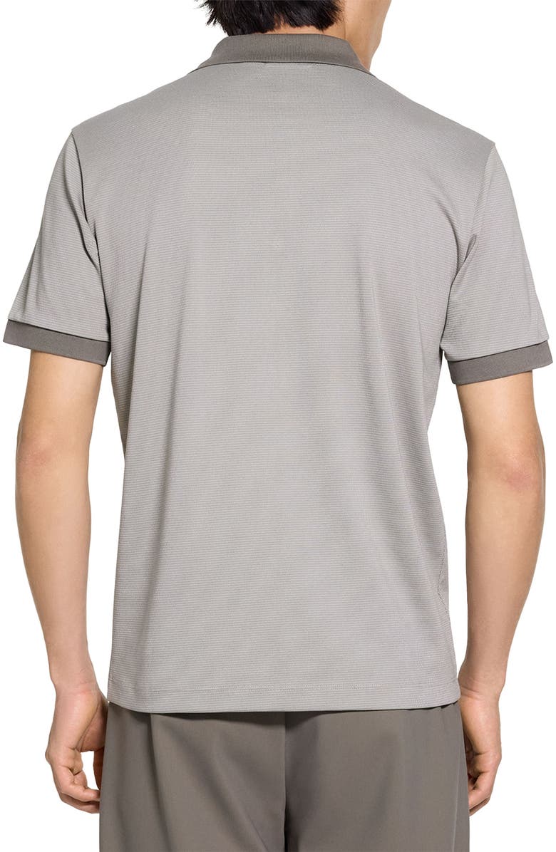 Theory Geometric Jacquard Polo, Alternate, color, Morel Multi