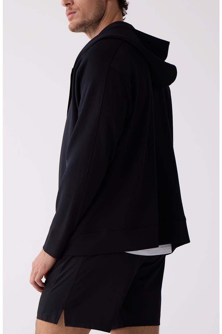 Men's Après Full Zip Hood, Alternate, color, Black