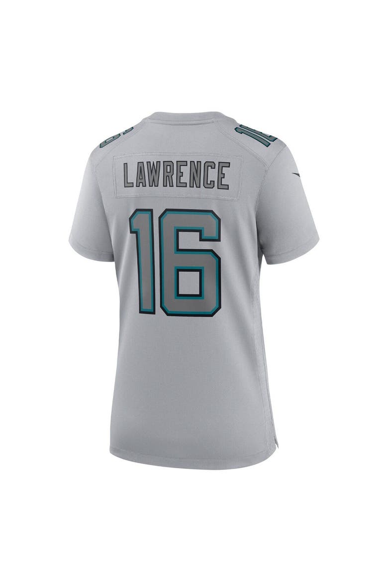 Women's Nike Trevor Lawrence Gray Jacksonville Jaguars Atmosphere Fashion Game Jersey, Alternate, color, Gray