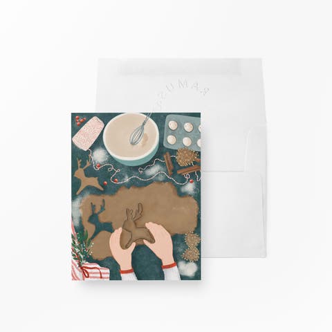 Holiday Winter Greeting Cards "Baking Season"