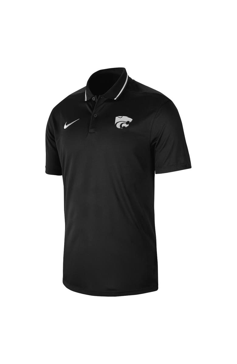 Nike Men's Nike Black Kansas State Wildcats 2023 Sideline Coaches Performance Polo, Alternate, color, Black