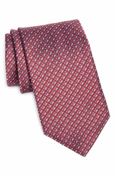 Canali Micro Fancy Silk Tie