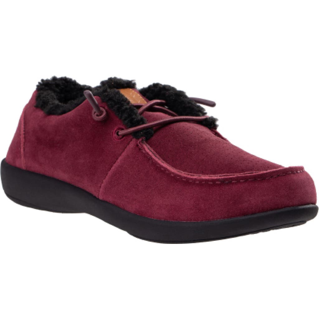Revitalign Siesta Faux Fur Lined Shoe In Port Royale