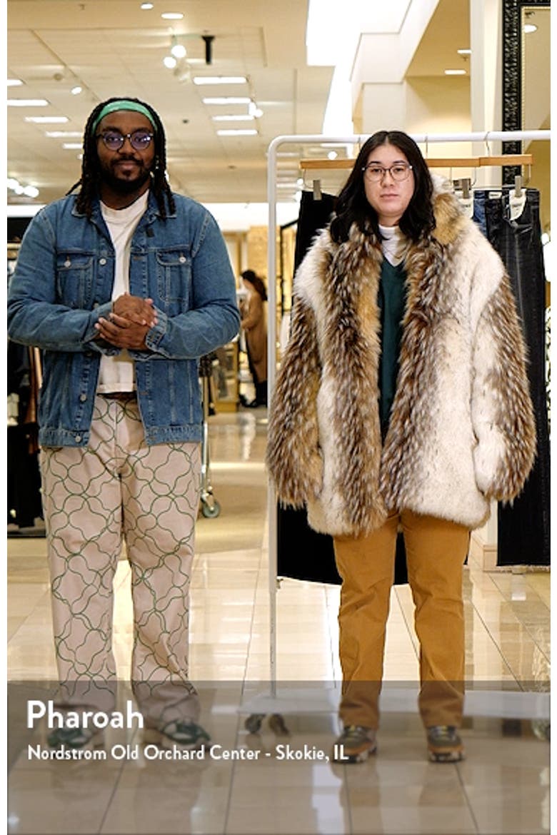 Shawl Collar Faux Fur Coat video