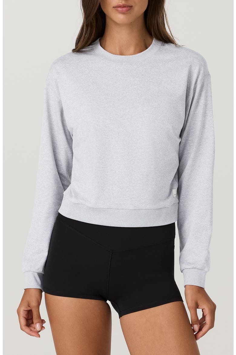 Halo Modern Sweatshirt, Main, color, PALE GREY HEATHER