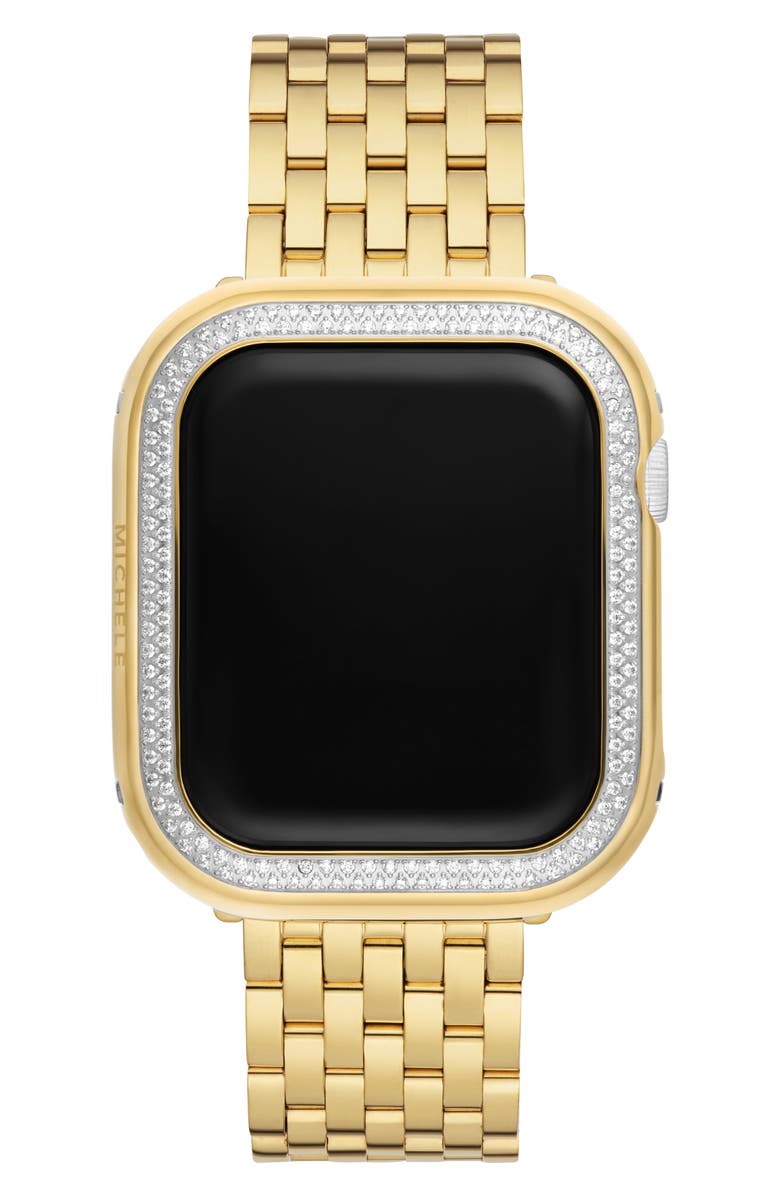 MICHELE Diamond Apple Watch<sup>®</sup> Case Attachment, 45mm, Alternate, color, 