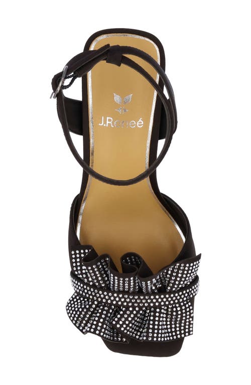 J. Reneé Almita Ankle Strap Sandal In Black
