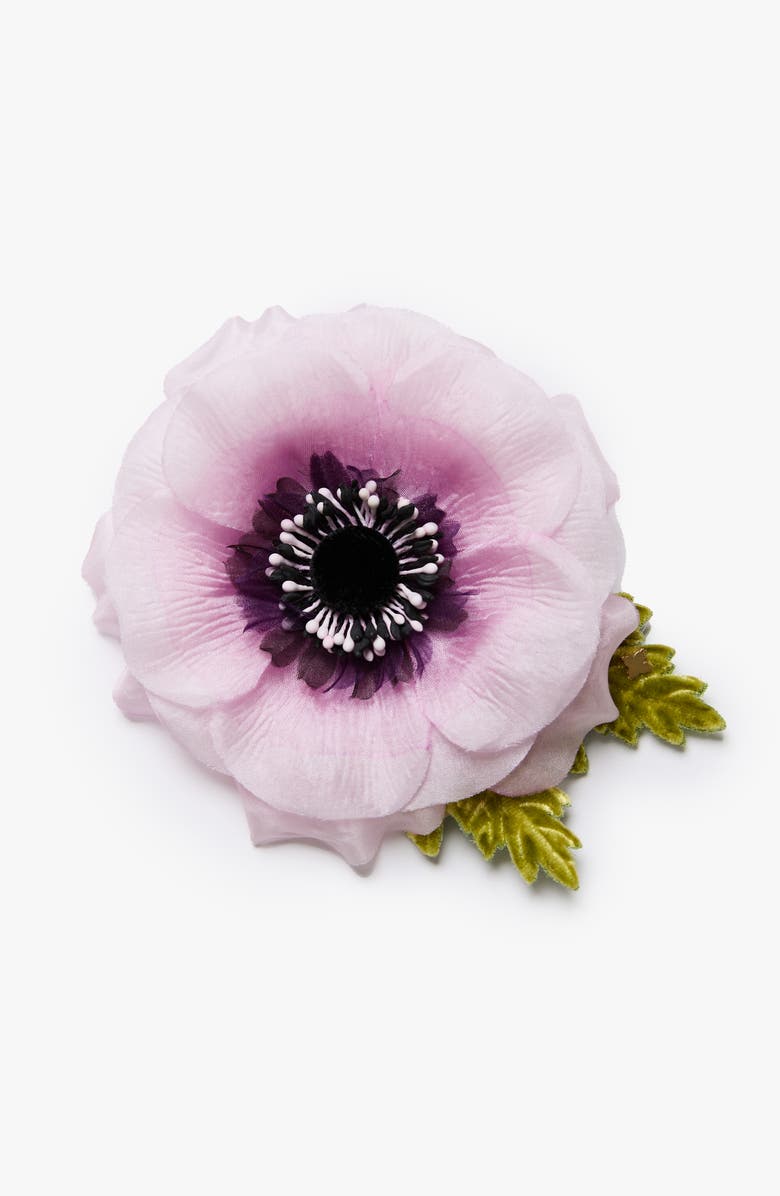 Helena Simon The Lavender Anemone Floral Brooch, Main, color, Lavender