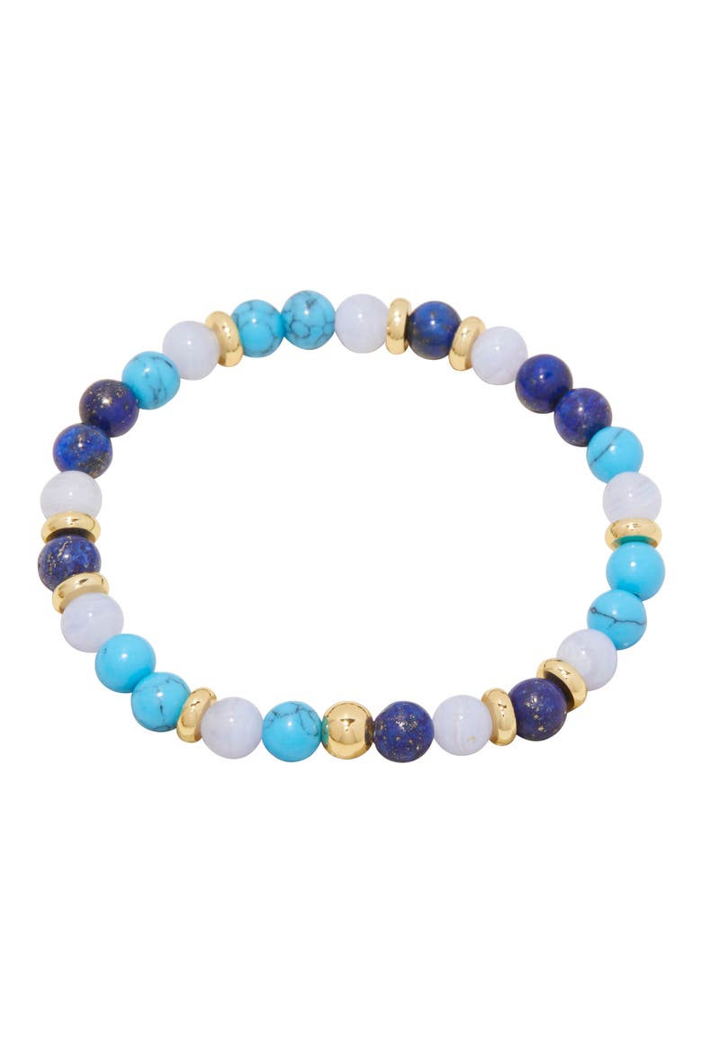 Power Stone Mantra Bracelet, Main, color, LAPIS MIX