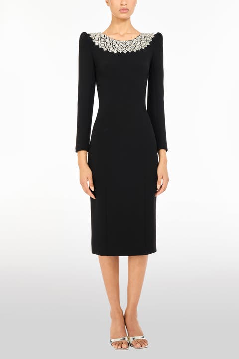 Jacquetta Embellished Midi Dress