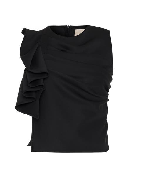 Atlas Bow Scuba Knit Top