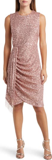 tahari asl sequin dress Tahari ASL Satin Sequin Soutache Midi Dress Size 16 Mother of the Bride Cocktail