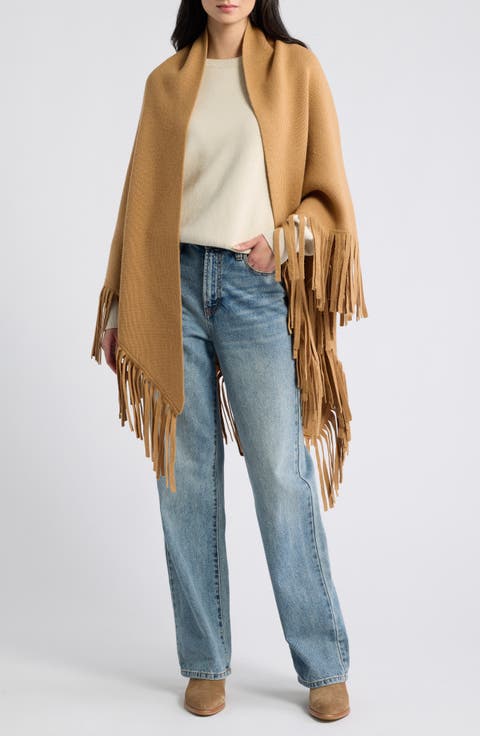 The Big Fringed Sweater Scarf