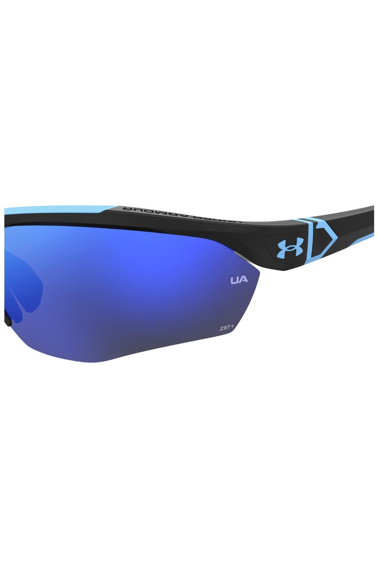 Yard Pro 99mm Shield Sunglasses, Alternate, color, BLACK BLUE