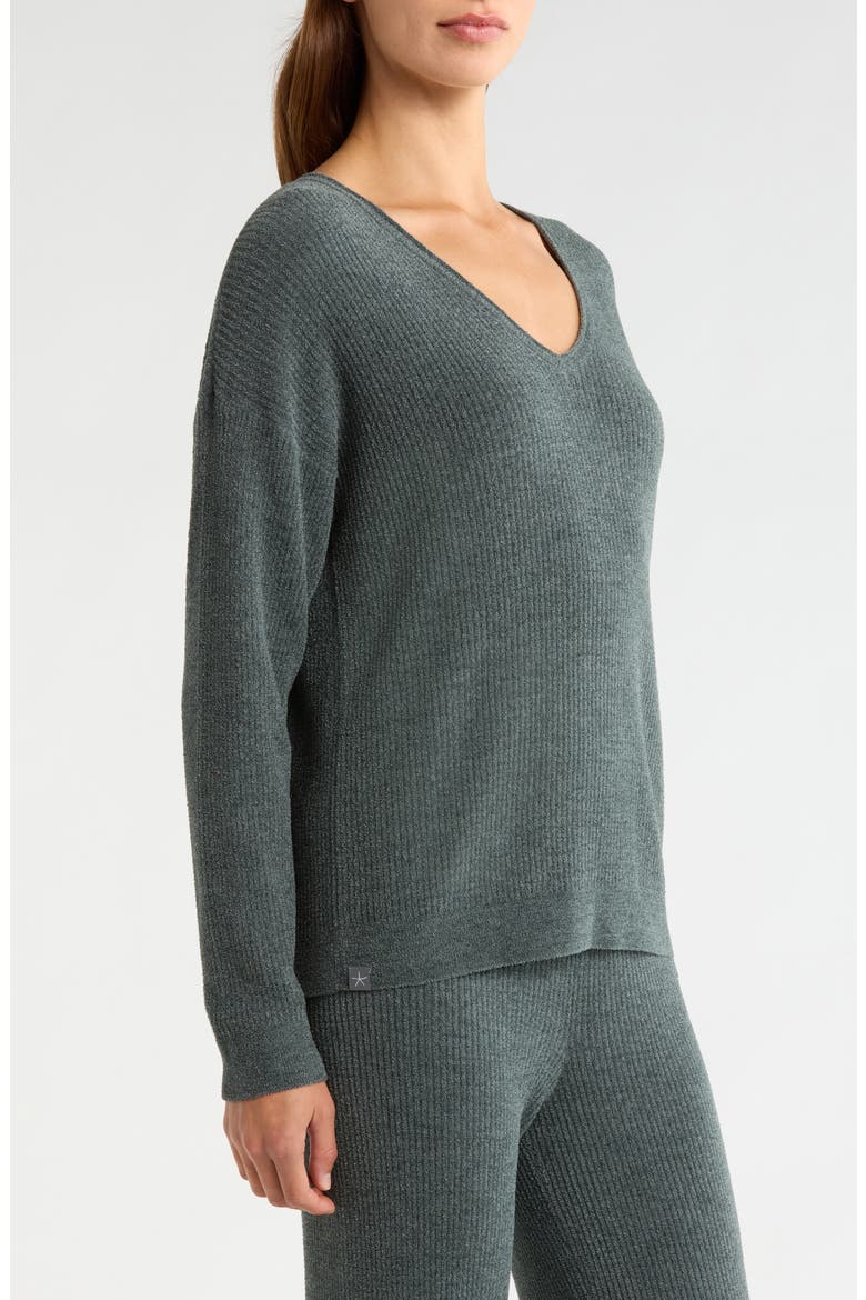 CozyChic® Ultra Lite® Rib Pajamas, Alternate, color, DEEP JUNIPER