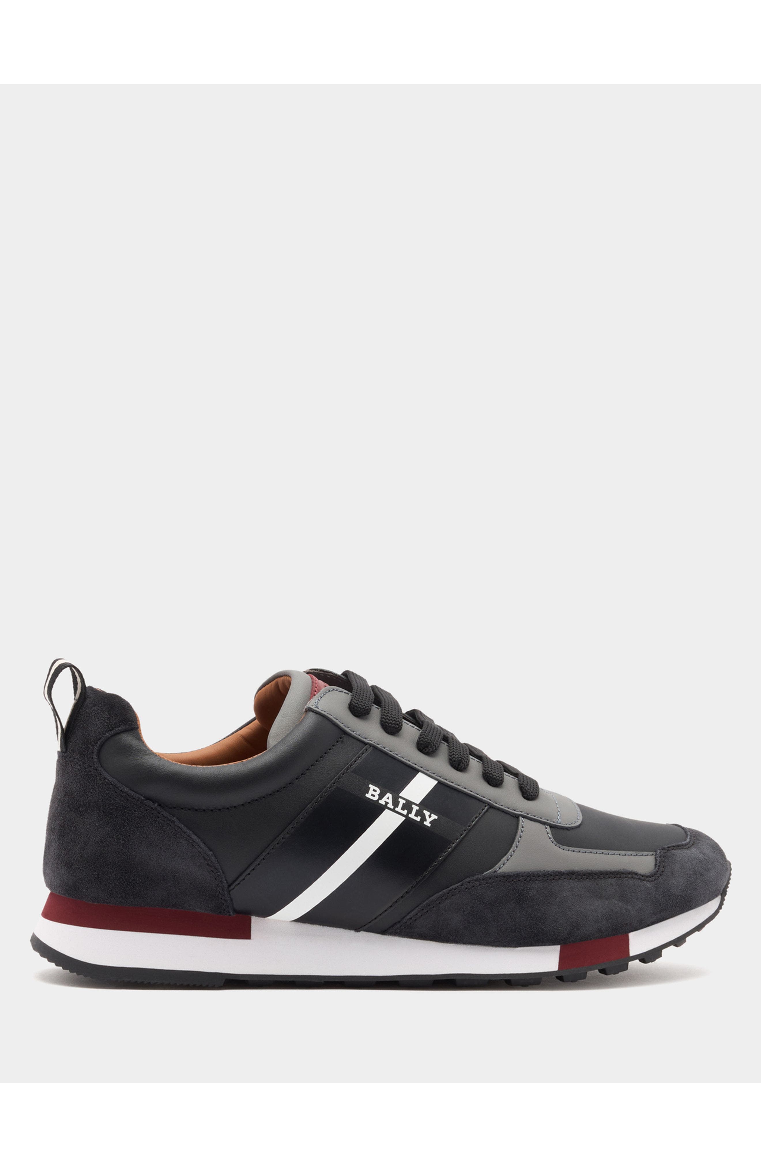 Bally Sneaker in Calf Leather, Main, color, Black
