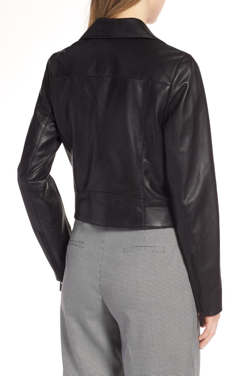 Halogen<sup>®</sup> LEATHER MOTO JKT, Alternate, color, 