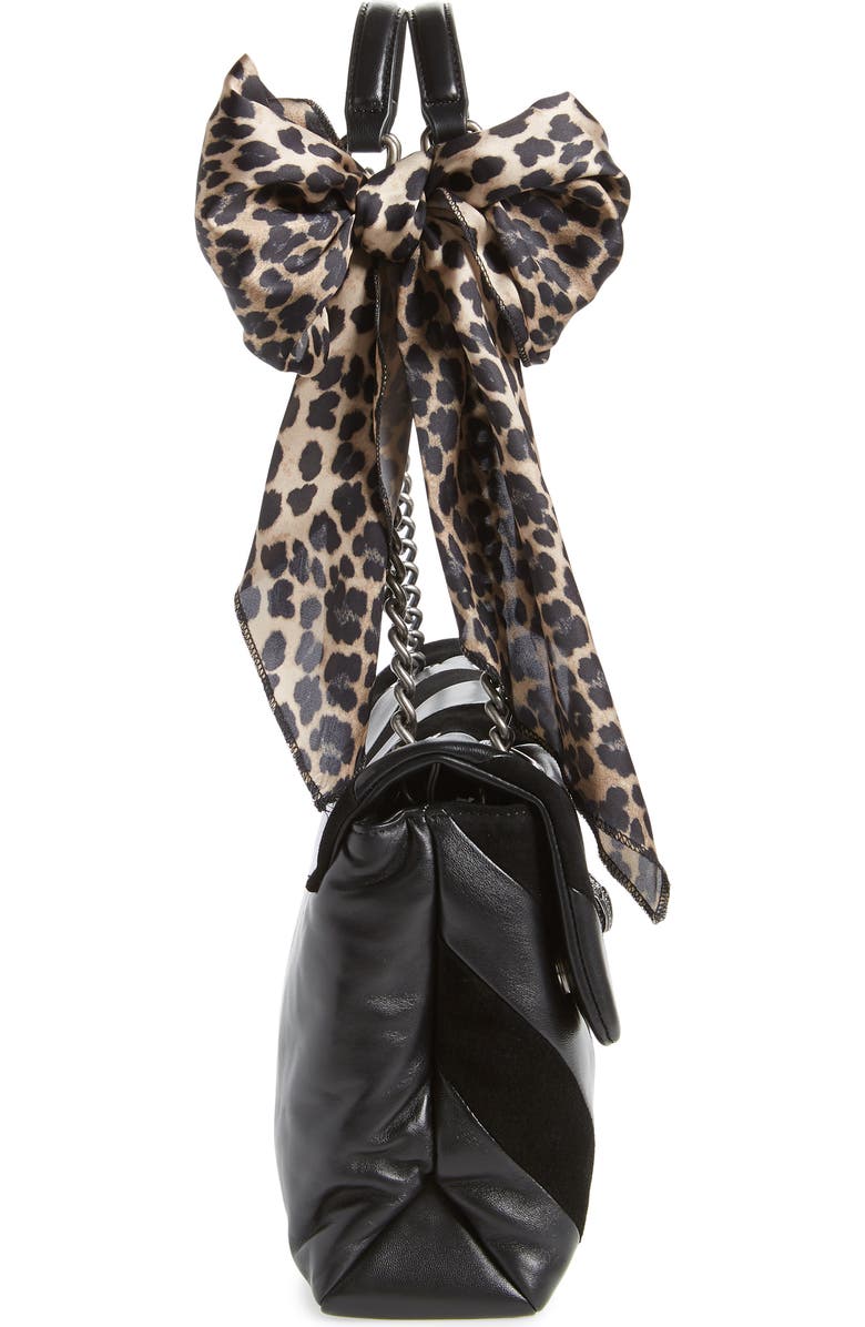 Kurt Geiger London Large Soho Leather & Suede Shoulder Bag, Alternate, color,