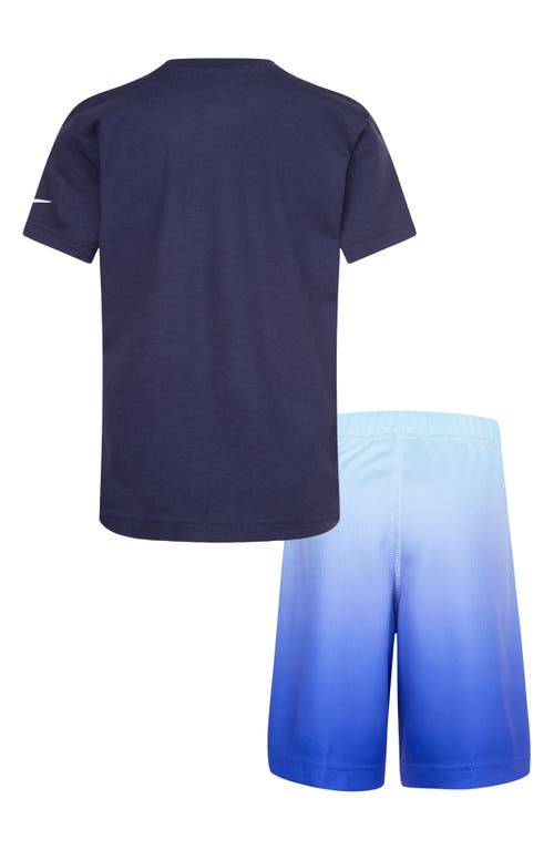 3 Brand Kids' Why Not You Graphic T-shirt & Shorts Set In Obsidian