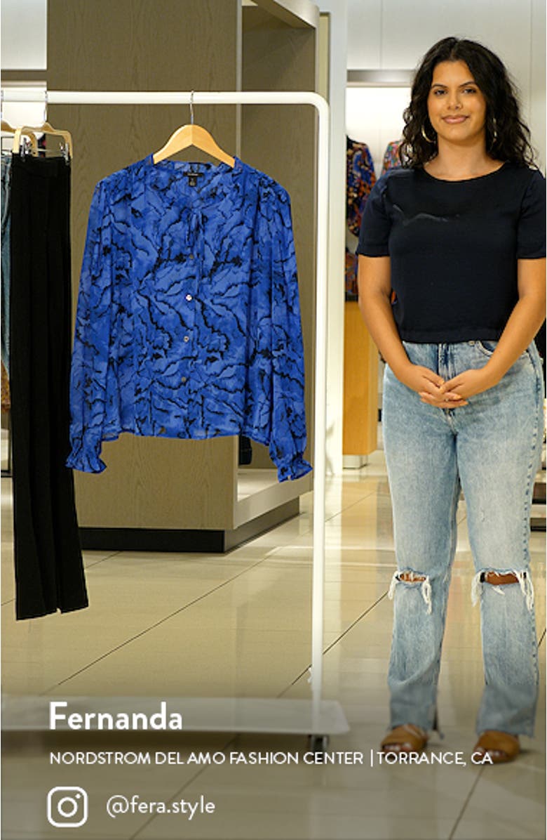 Tie Neck Blouse, sales video thumbnail