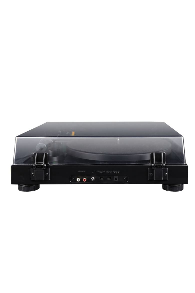 Classic HiFi Vinyl Turntable Record Player Audio Technica Cartridge, Alternate, color, Piano Black
