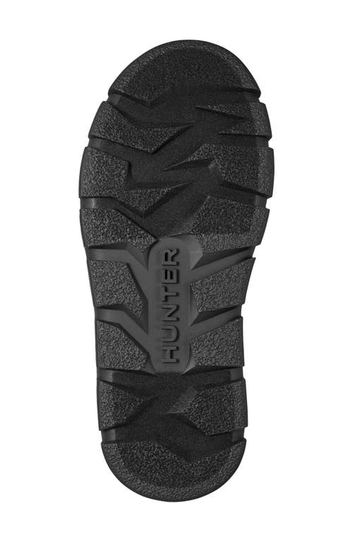 Hunter Madi Platform Puffer Slipper In Black