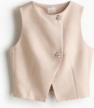 H&M Asymmetric Wrap Waistcoat