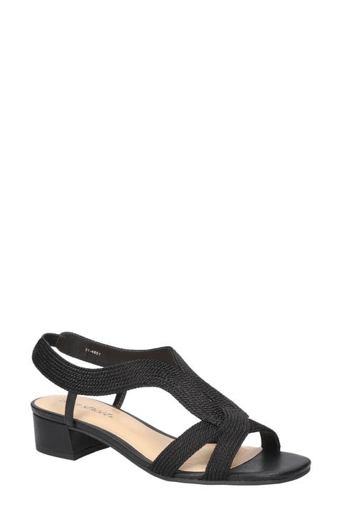 Festival Block Heel Slingback Sandal (Women)