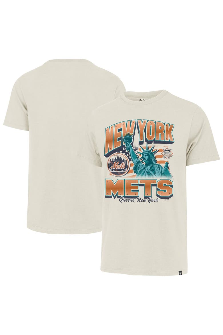 Men's '47 Cream New York Mets Regional Franklin T-Shirt, Main, color, Cream