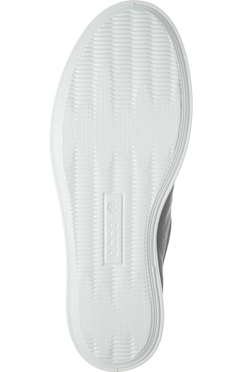 ECCO Leisure Tie Sneaker, Alternate, color, Black Leather