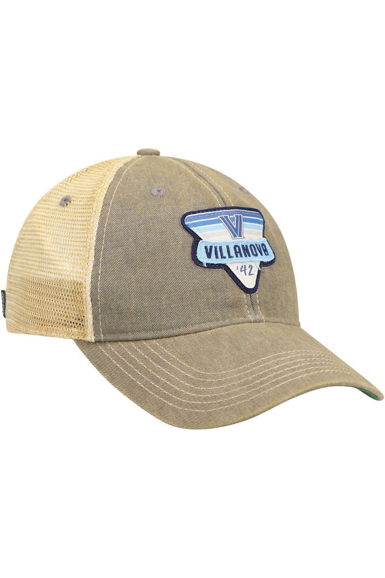 Men's Gray Villanova Wildcats Legacy Point Old Favorite Trucker Snapback Hat, Alternate, color, Gray