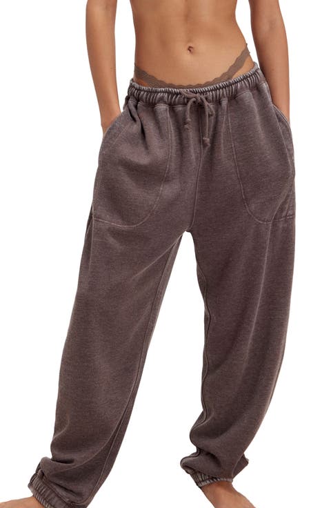 Slow it Down Cotton Blend Joggers