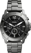 Fossil Privateer Chronograph Quartz Bracelet Watch, 45mm