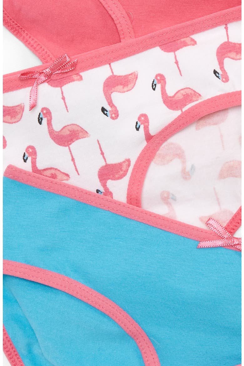 Kids' Assorted 5-Pack Hipster Briefs, Alternate, color, SUMMER FLAMINGO PACK