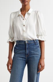Ramy Brook Dina Matte Satin Bodysuit